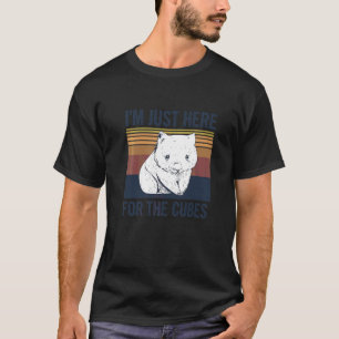 Camiseta Iu2019m Aquí Para Los Cubos Para Un Nerd De Wombat