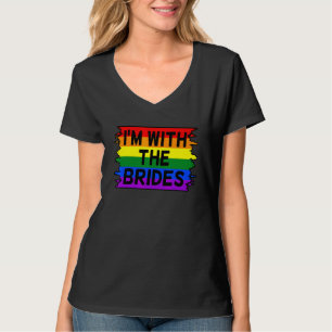 Camiseta Iu2019m Con Las Novias Gay Lgbtq Pride Mes Supp
