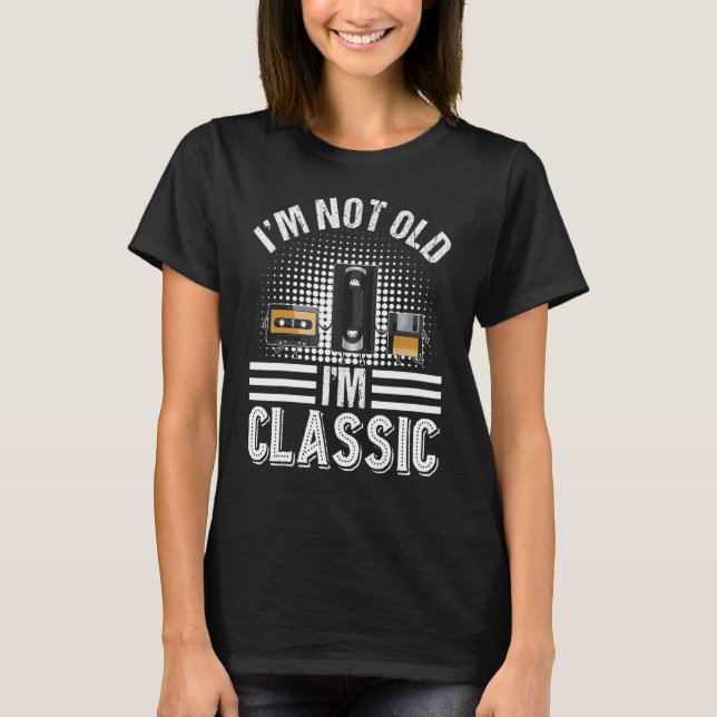 Camiseta Iu2019m Disco De Disquete Clásico Im No Antiguo Vi (Anverso)
