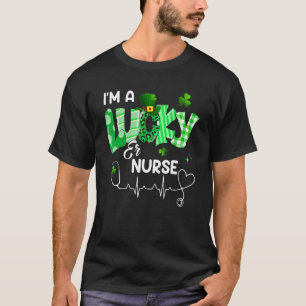 Camiseta Iu2019m Lucky ER Leopard Plaid Irish C for
