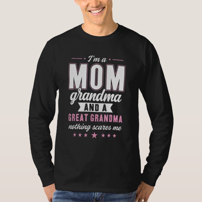 Camiseta Iu2019m Una Abuela De Mamá Y Un Gran Espíritu De N (Anverso)
