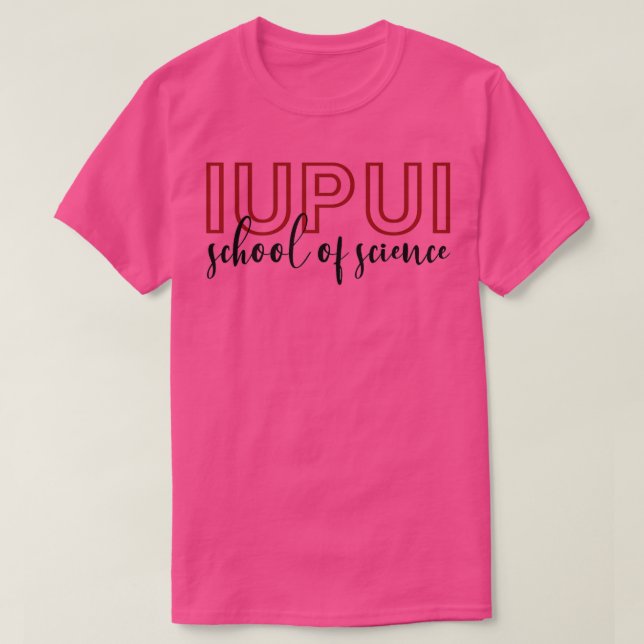 Camiseta iupui school of science (Diseño del anverso)