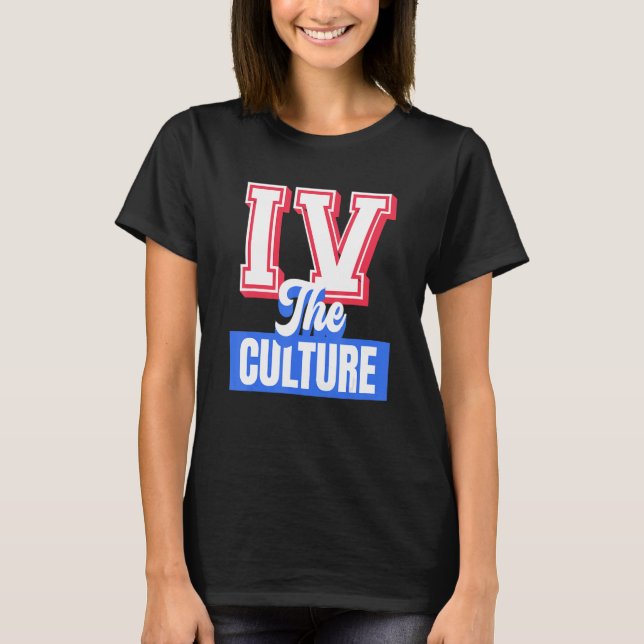 Camiseta Iv Culture Black Girl Melanin Women Men Afro Ameri (Anverso)