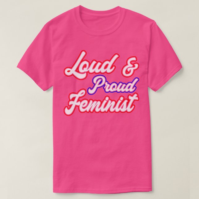 Camiseta IV Feminista Orgullosa Y Orgullosa (Diseño del anverso)