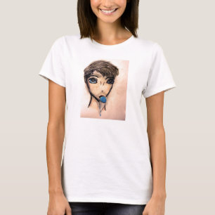 Camiseta Ivan y el snowcone azul de la frambuesa