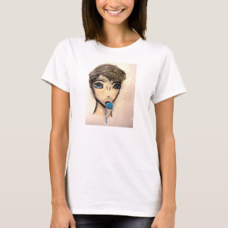 Camiseta Iván y la nevada de frambuesa azul dos