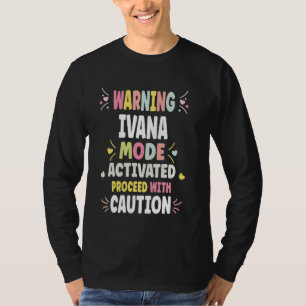 Camiseta IVANA Personalizado de regalo de mujer personaliza