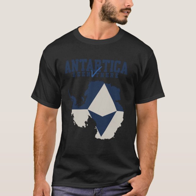 Camiseta I've Been There Map Flag of Antarctica South Pole  (Anverso)
