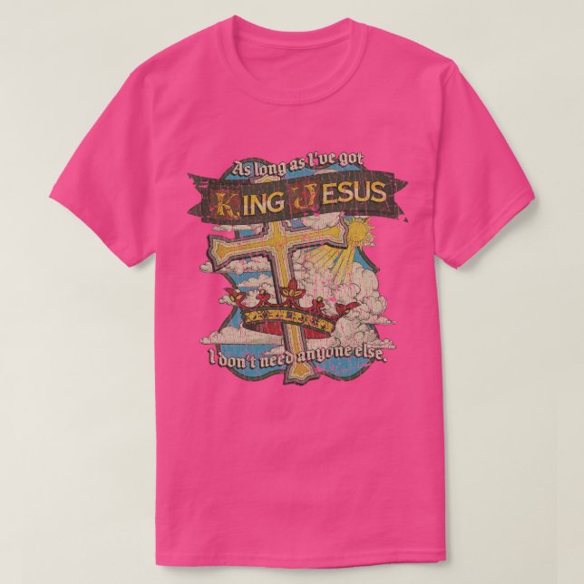 CAMISETA IVE GOT KING JESUS 999 VINTAGE MENS (Diseño del anverso)