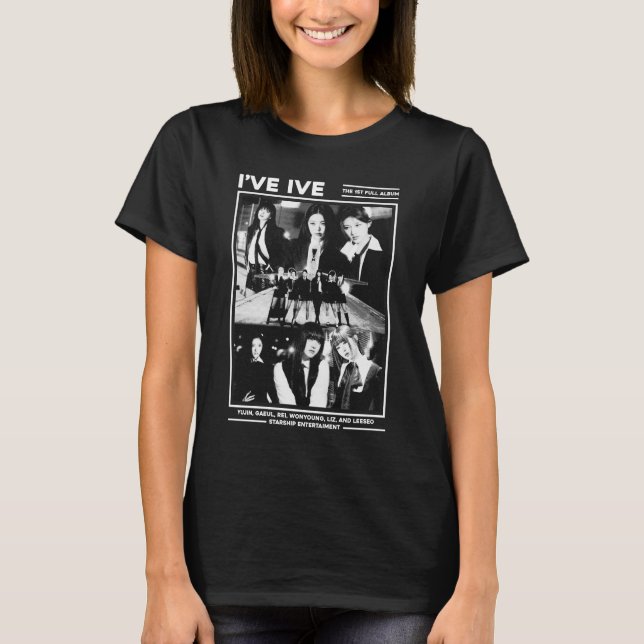 Camiseta I've IVE Girlband Kpop Fanmade Design (Anverso)