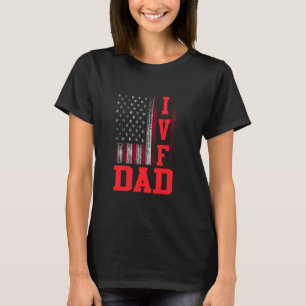 Camiseta Ivf Warrior Flags Us Dad Transfer Day Infertility