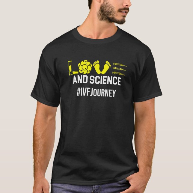 Camiseta Ivf Warrit Dad Mom Science Transfer Day Infertili (Anverso)