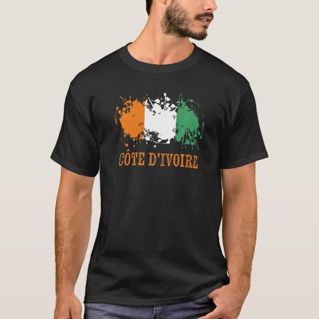 Camiseta Ivory Coaian enthusiasts for Côte du2019Ivoire and (Anverso)