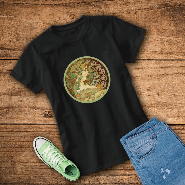 Camiseta Ivy Lithograph Alphonse Mucha (Subido por el creador)