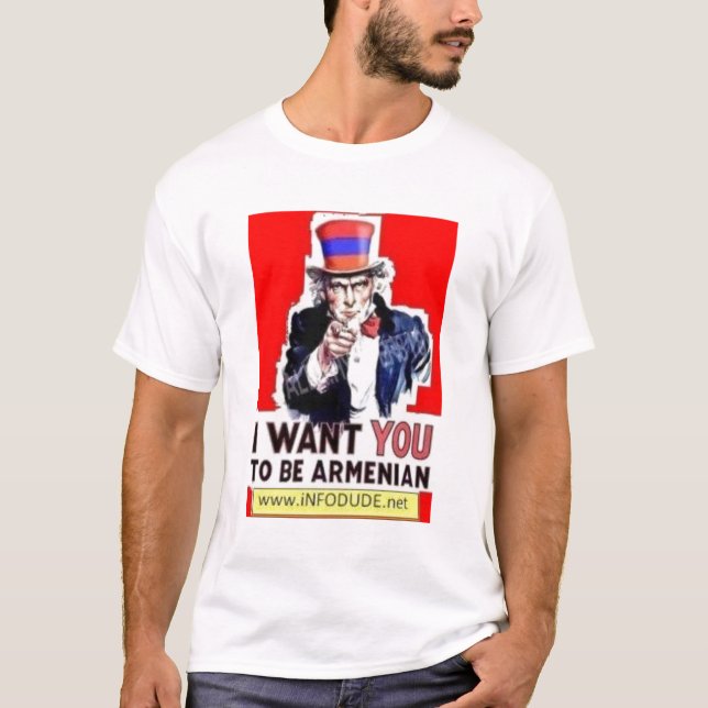 Camiseta IWantYouToBeAnArmenian (Anverso)