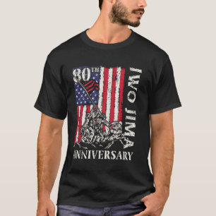 Camiseta Iwo Jima 80º Aniversario Batalla Veterano de la Se