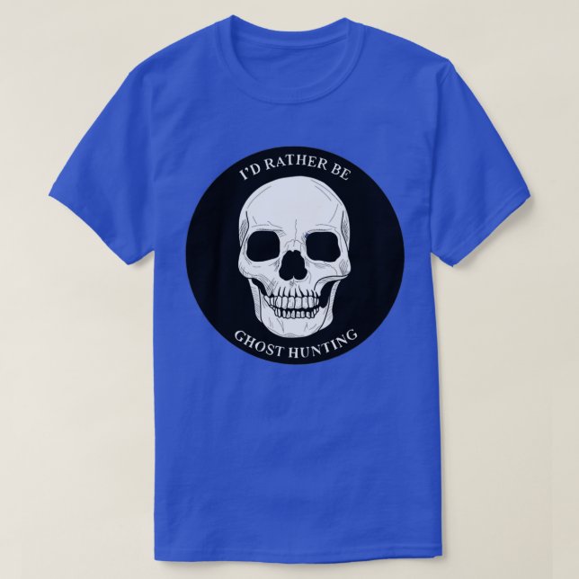 Camiseta Ix27d Prefiere Ser Pegatina De Cráneo De Caza De F (Diseño del anverso)