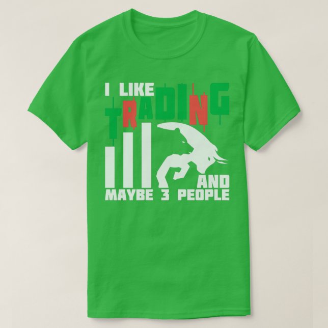 Camiseta Ix27d Prefiere ser regalo de acciones de negociaci (Diseño del anverso)