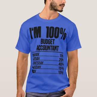 Camiseta Ix27m 100 Budget Accountant