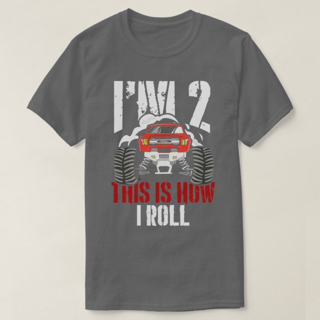 Camiseta Ix27m 2 Así Es Como Giro Racer Camión De 2 Años (Diseño del anverso)