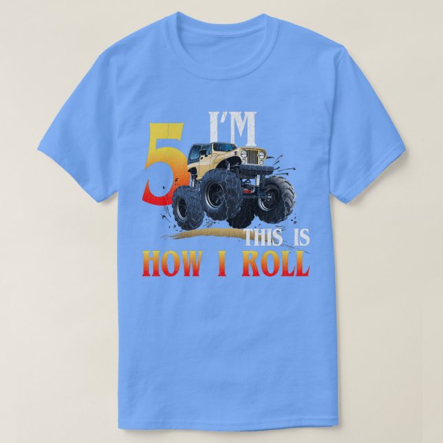 Camiseta Ix27m 5 así es como rollo 5 (Diseño del anverso)