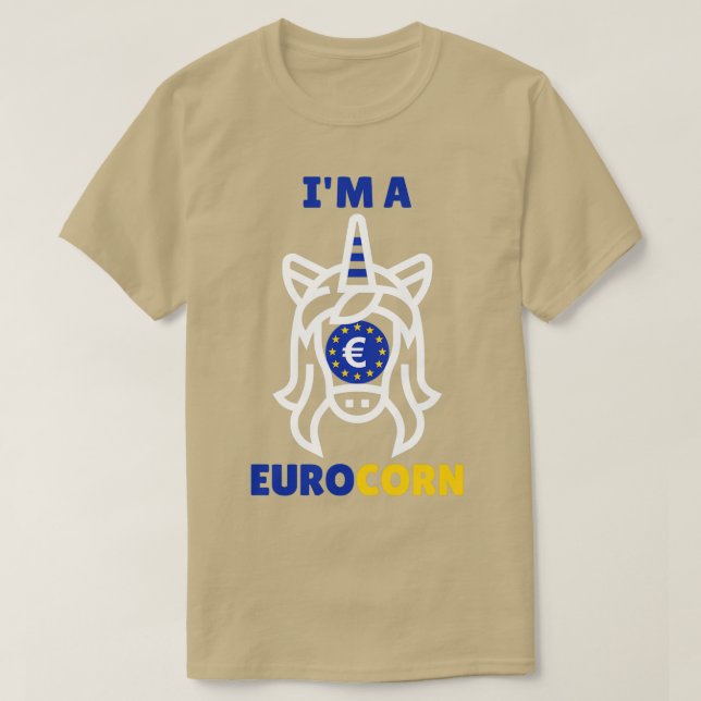 Camiseta Ix27m A Capital Comercial De Unicornio Europeo 1 (Diseño del anverso)