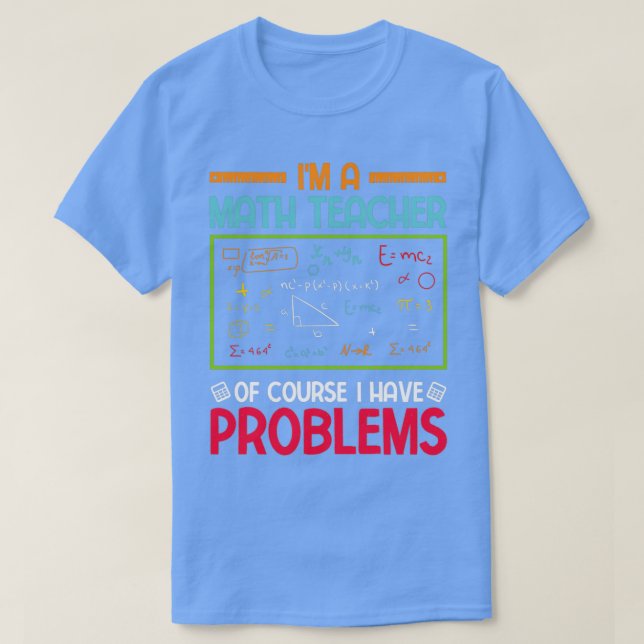 Camiseta Ix27m A Maestra Por Supuesto Tengo Problemas 7 (Diseño del anverso)