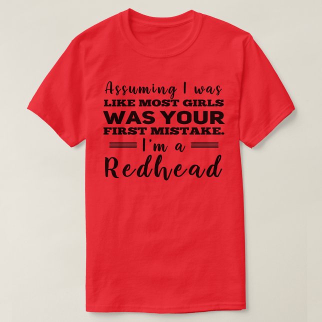 Camiseta Ix27M A REDHEAD 5 (Diseño del anverso)