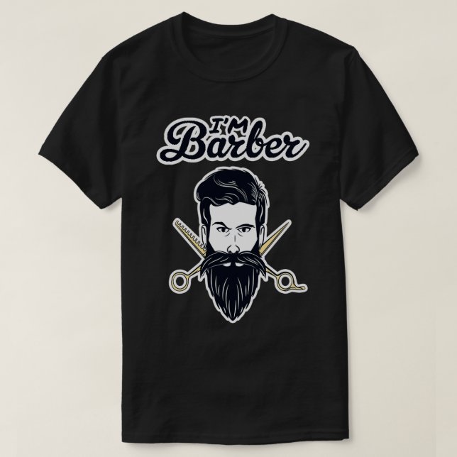 Camiseta ix27m barber Barber Barber Funny Barb (Diseño del anverso)