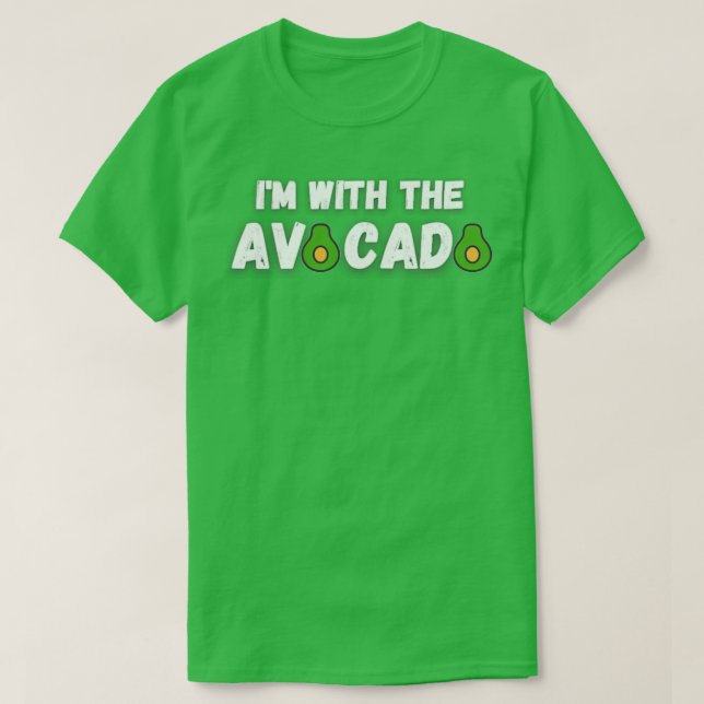Camiseta Ix27m con aguacate 1 (Diseño del anverso)