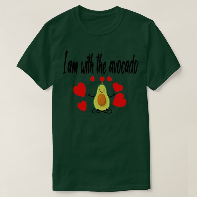 Camiseta Ix27m con aguacate LOVE (Diseño del anverso)
