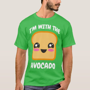 Camiseta Ix27m Con La Tostada De Aguacate Chica Cute Guacam