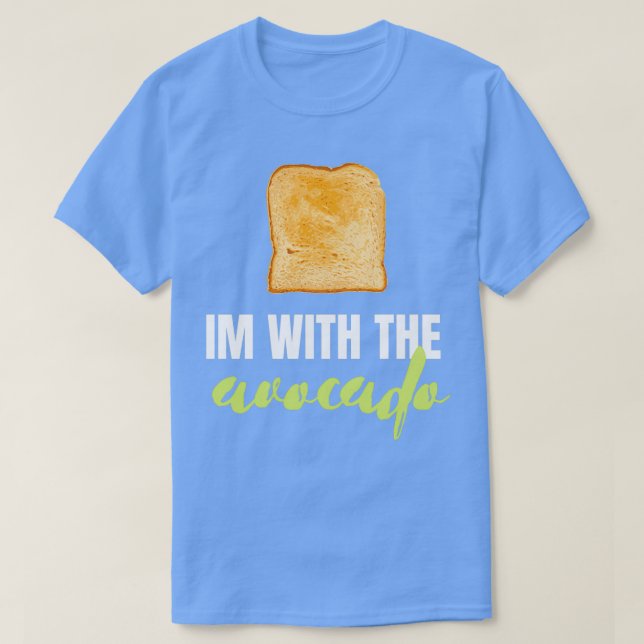 Camiseta Ix27m con los Navidades de la tostada aguacate 5 (Diseño del anverso)