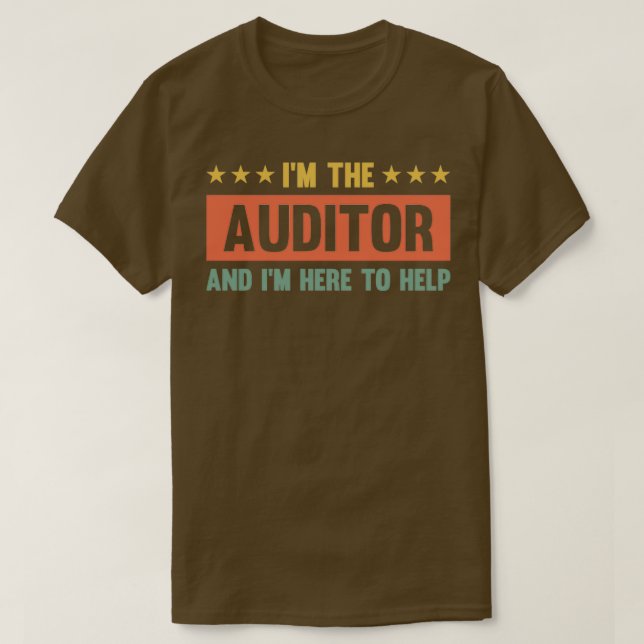 Camiseta Ix27m el Auditor Funny Audit Accounting (Diseño del anverso)