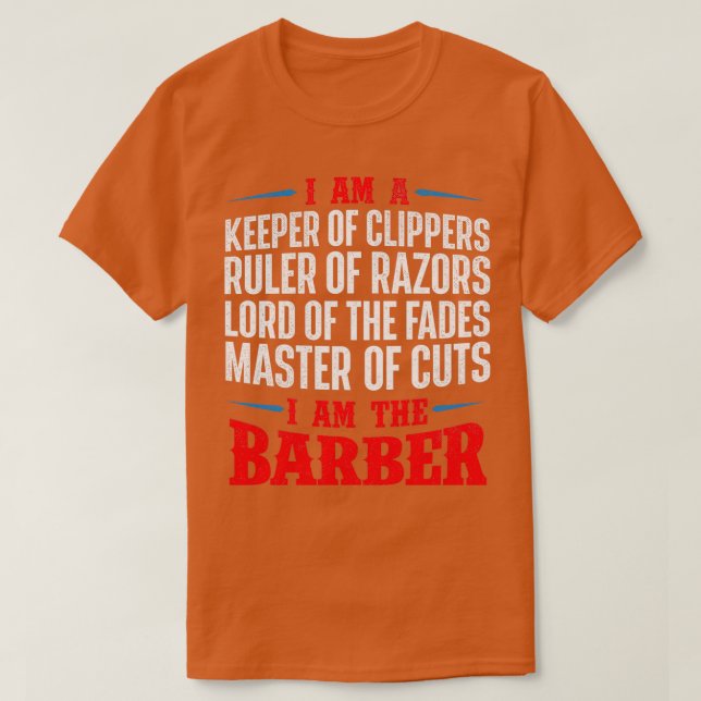 Camiseta Ix27m El Barber Hairdresser Haircut H (Diseño del anverso)