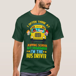 Camiseta Ix27m El Conductor Del Autobús Escolar 3