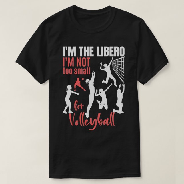 Camiseta Ix27m El Ix27m De Libero No Pequeño Para Voleibol (Diseño del anverso)