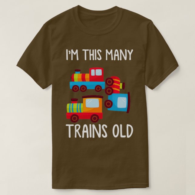 Camiseta Ix27m Este Tren De Muchos Viejos 3er Cumpleaños Fe (Diseño del anverso)