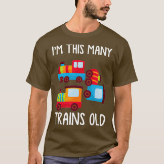 Camiseta Ix27m Este Tren De Muchos Viejos 3er Cumpleaños Fe