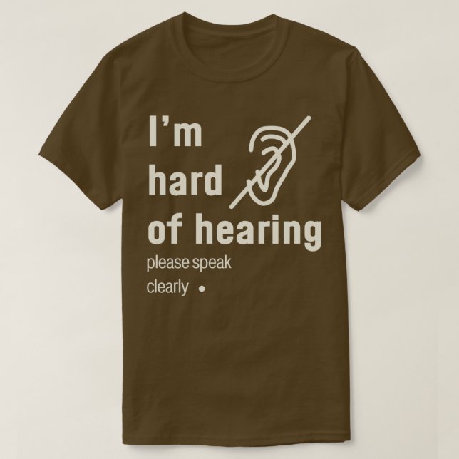 Camiseta Ix27m hard of hearing minimalist design (Diseño del anverso)