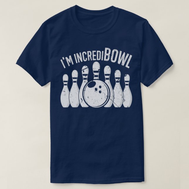 Camiseta Ix27m Incredibowl Funny Bowling Team Bowler T (Diseño del anverso)