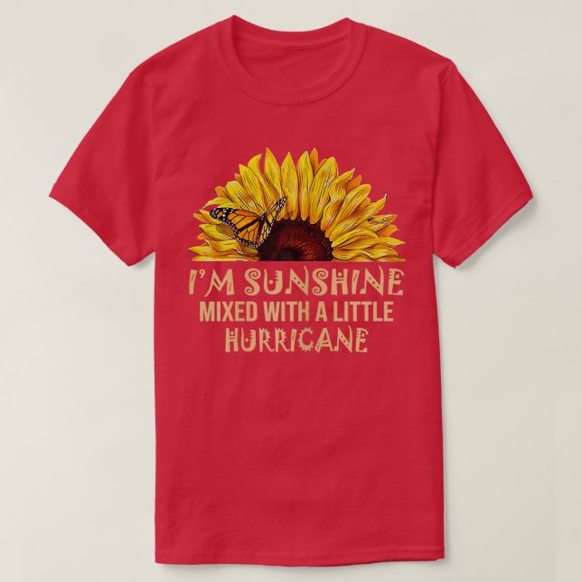 Camiseta Ix27m Sunshine mezclado con poco huracán (Diseño del anverso)