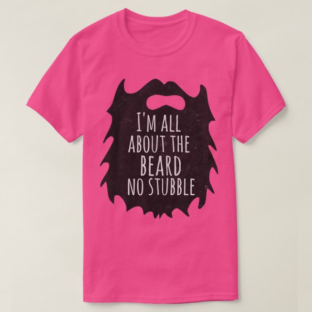 Camiseta Ix27m todo sobre la barba sin barba chispeante div (Diseño del anverso)