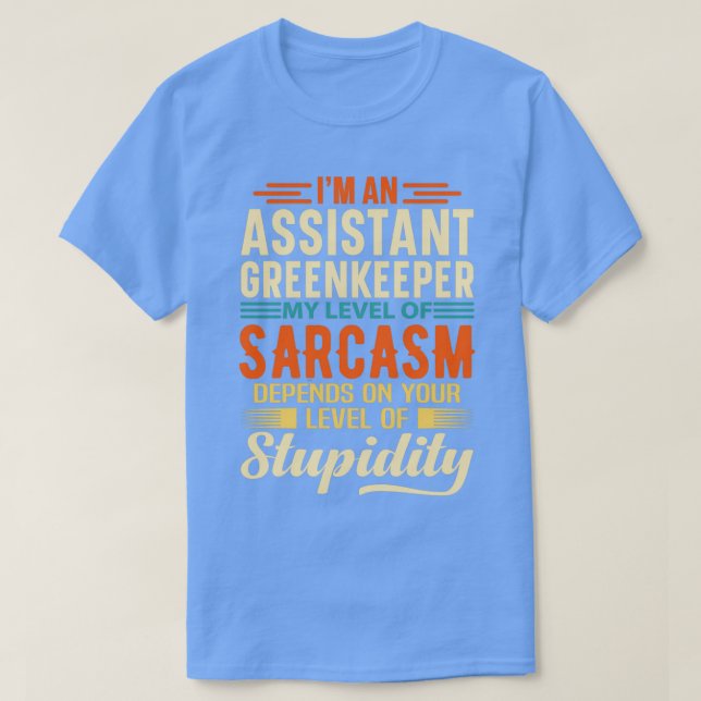 Camiseta Ix27m Un ayudante de Greenkeeper 2 (Diseño del anverso)