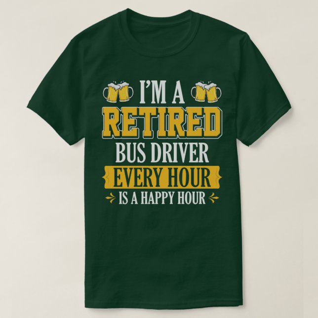 Camiseta Ix27M UN CONDUCTOR DE AUTOBÚS RETIRADO CADA HORA E (Diseño del anverso)