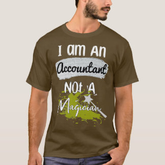 Camiseta Ix27m un contable no un mago Leafy Woodland