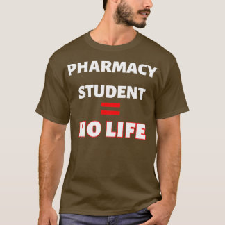 Camiseta Ix27m Un estudiante de farmacia No tengo vida Red 