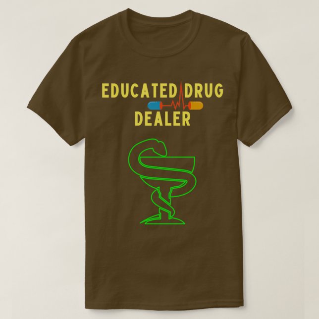 Camiseta Ix27m un estudiante de farmacia que no tengo una v (Diseño del anverso)
