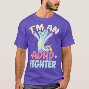 Camiseta Ix27m Un luchador contra el TDAH piensa de manera 
