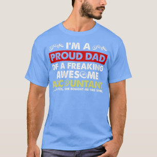 Camiseta Ix27m Un Padre Orgulloso De Un Impresionante Conta